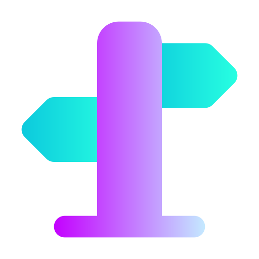 방향 Generic Flat Gradient icon