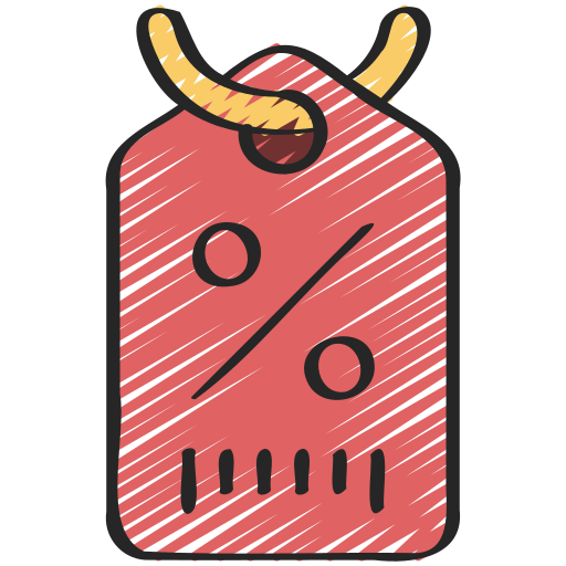 etiqueta de precio Juicy Fish Sketchy icono