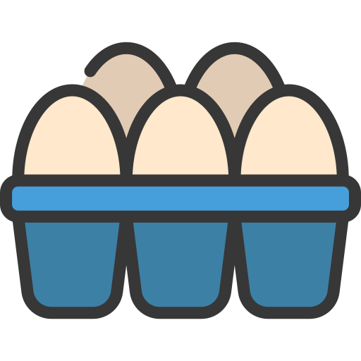 Eggs basket Juicy Fish Soft-fill icon