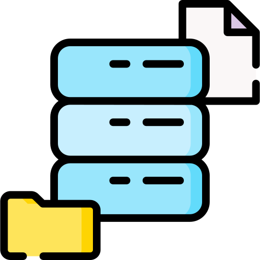 Database Special Lineal color icon