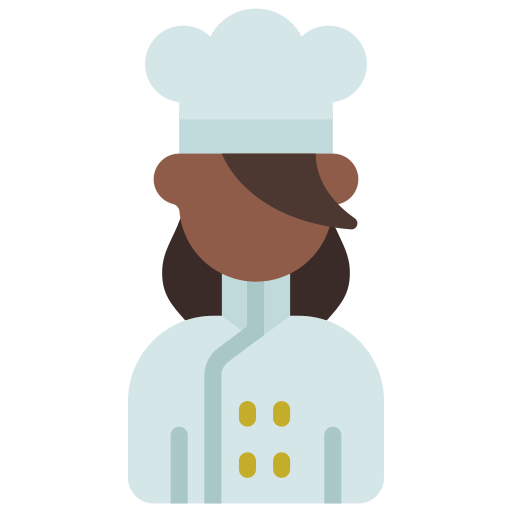 Chef Juicy Fish Flat icon