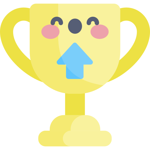 Trophy Kawaii Flat icon