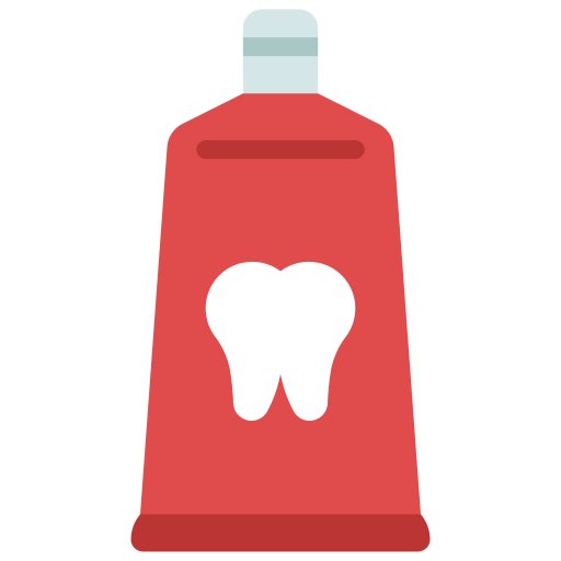 Tooth paste Juicy Fish Flat icon