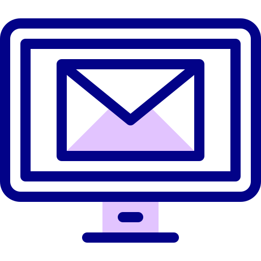 correo electrónico Detailed Mixed Lineal color icono