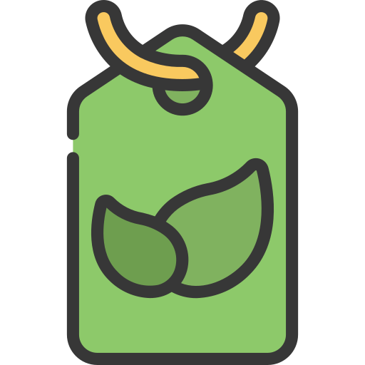 etiqueta ecológica Juicy Fish Soft-fill icono
