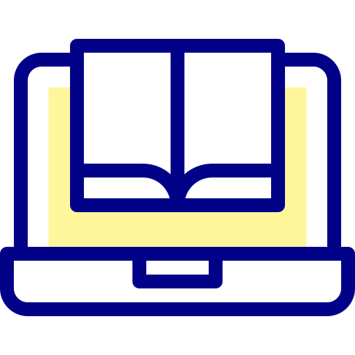 libro electronico Detailed Mixed Lineal color icono