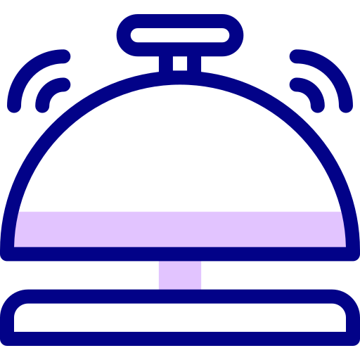 ホテルベル Detailed Mixed Lineal color icon