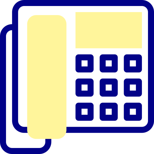 Telephone Detailed Mixed Lineal color icon