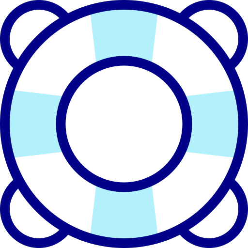 ratownik Detailed Mixed Lineal color ikona