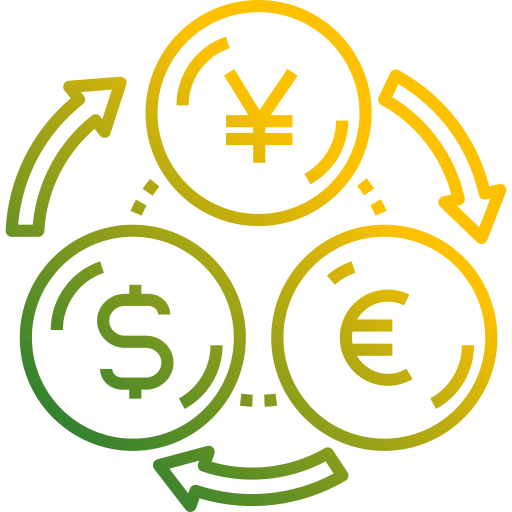 通貨 Generic Gradient icon