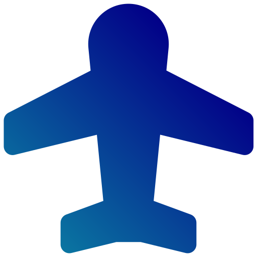 Plane Generic Flat Gradient icon