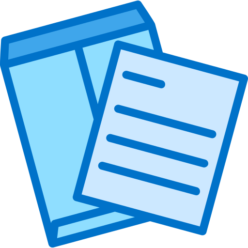 documento Generic Blue icono