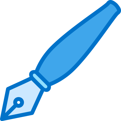 Перьевая ручка Generic Blue иконка