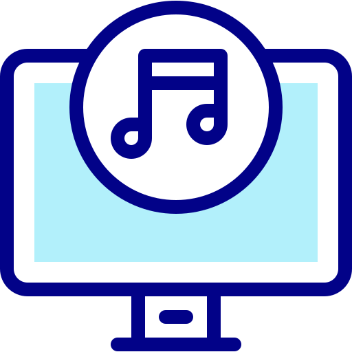 musik Detailed Mixed Lineal color icon