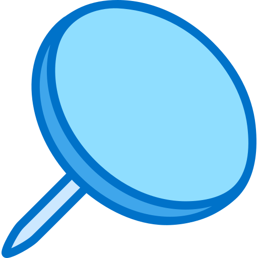 Кнопка для большого пальца Generic Blue иконка