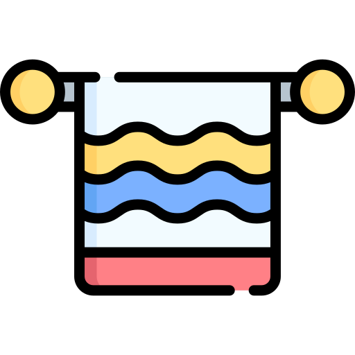 toalla Special Lineal color icono