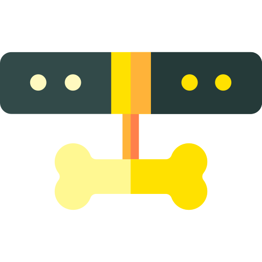 犬の首輪 Basic Rounded Flat icon