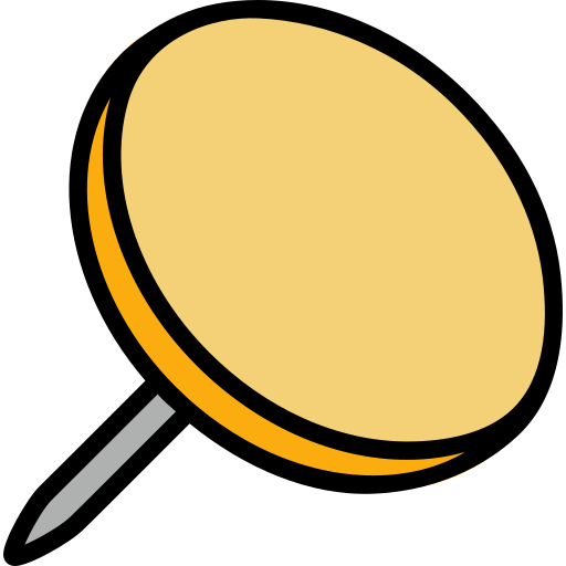 pinezka Generic Outline Color ikona