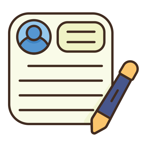 documento Generic Outline Color icono