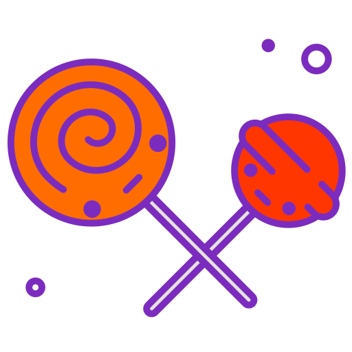 사탕 과자 Generic Outline Color icon