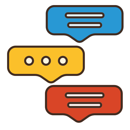 diskussion Generic Outline Color icon