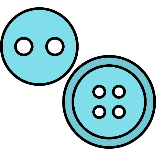 Buttons Generic Thin Outline Color icon