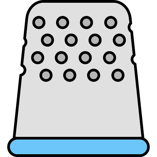 Thimble Generic Thin Outline Color icon