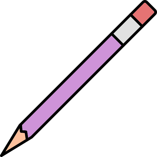 鉛筆 Generic Thin Outline Color icon