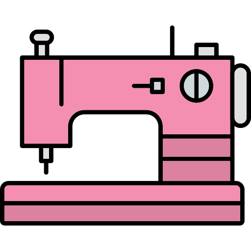 máquina de coser Generic Thin Outline Color icono