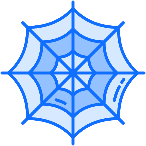 spinnenweb Generic Blue icoon