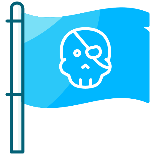 bandera pirata Generic Fill & Lineal icono