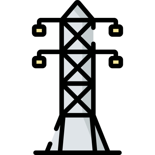 wieża elektryczna Special Lineal color ikona