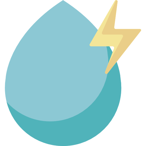 energía hidroeléctrica Special Flat icono