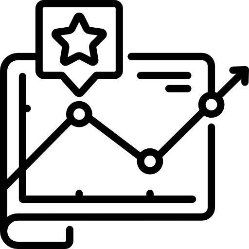 gráfico de líneas Special Lineal icono