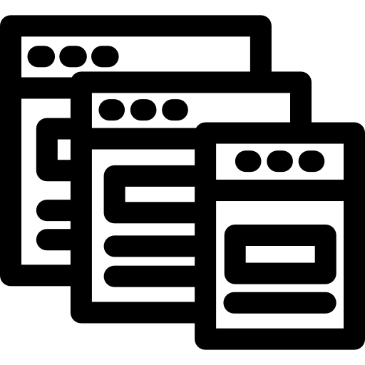 navigateurs Basic Rounded Lineal Icône