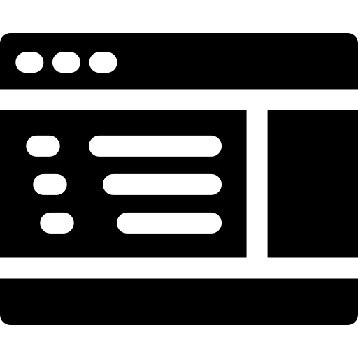 브라우저 Basic Rounded Filled icon