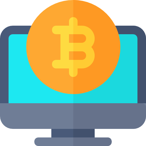 bitcoin Basic Rounded Flat icoon