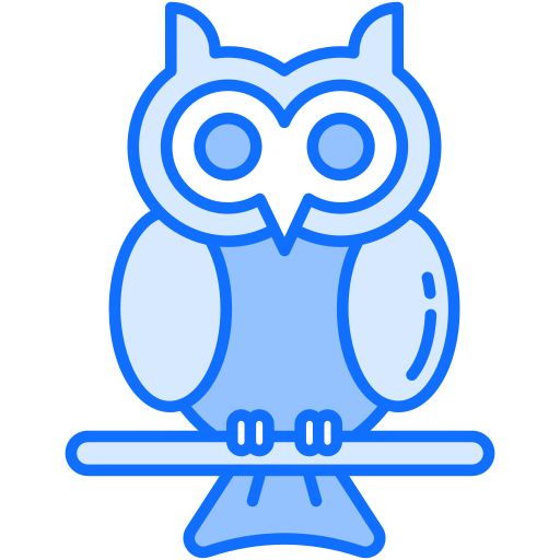 búho Generic Blue icono