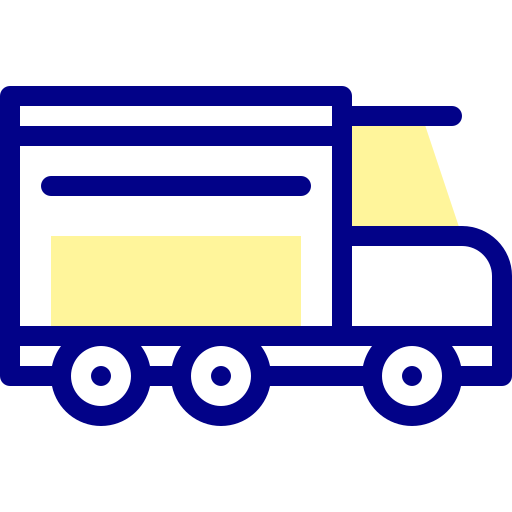 caminhão de entrega Detailed Mixed Lineal color Ícone