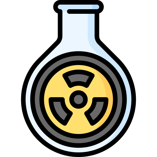 radioactividad Special Lineal color icono