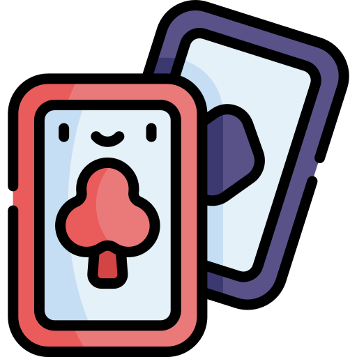 Cards Kawaii Lineal color icon