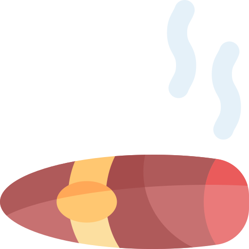 Cigar Kawaii Flat icon