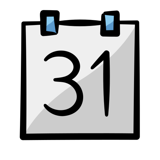 kalender Generic Hand Drawn Color icon