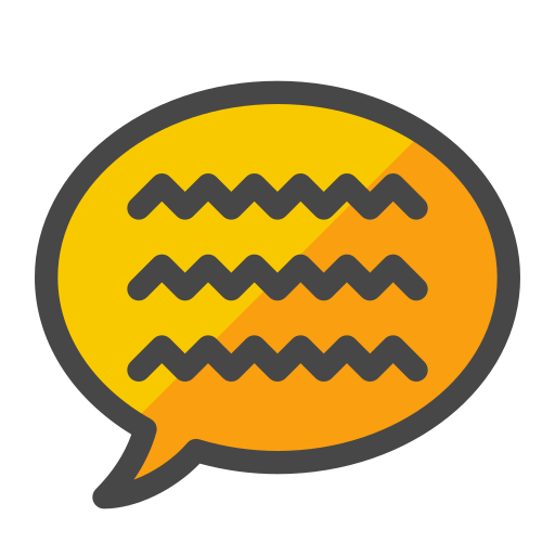 globo de chat Generic Outline Color icono