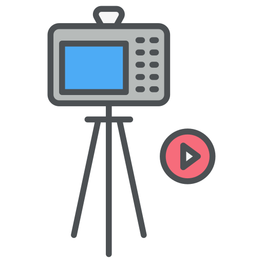 Video record Generic Outline Color icon