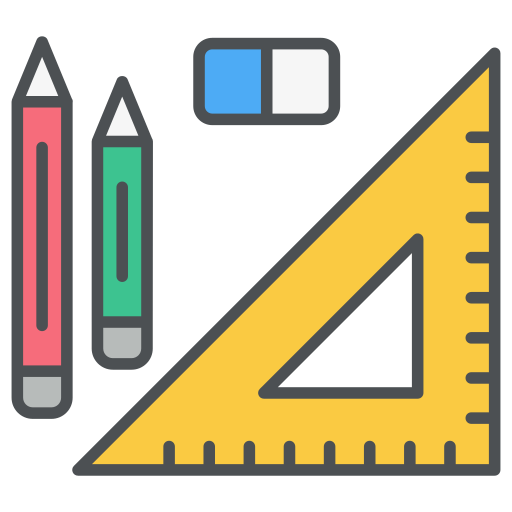 Ruler Generic Outline Color icon