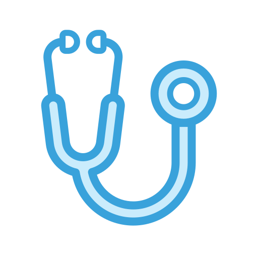 Stethoscope Generic Blue icon