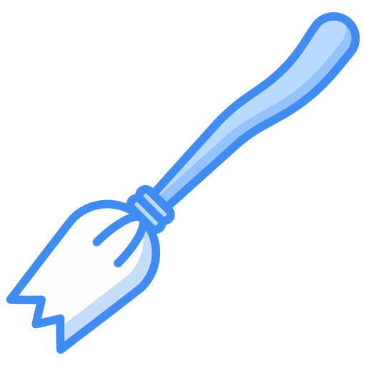 palo de escoba Generic Blue icono