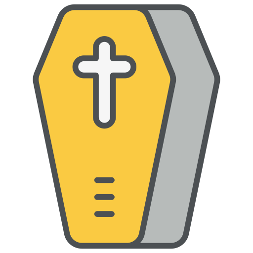 Coffin Generic Outline Color icon