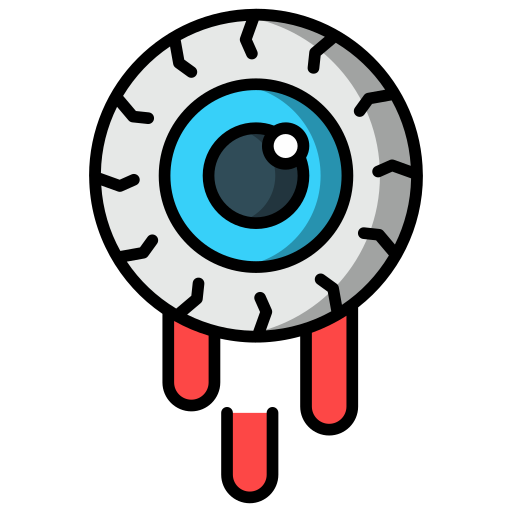 Eyeball Generic Outline Color icon